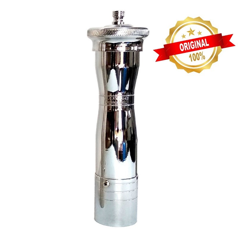 ‘Chef Athena’ series chrome plated pepper mill ALEXANDER #253 9.5″